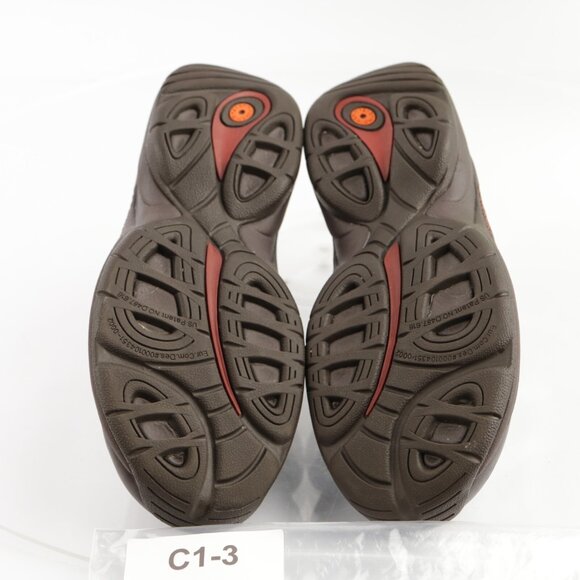 Merrell Womens Primo Patch Slip On Shoes Size 7 Brown Leather Work Clogs Comfy - Picture 8 of 11